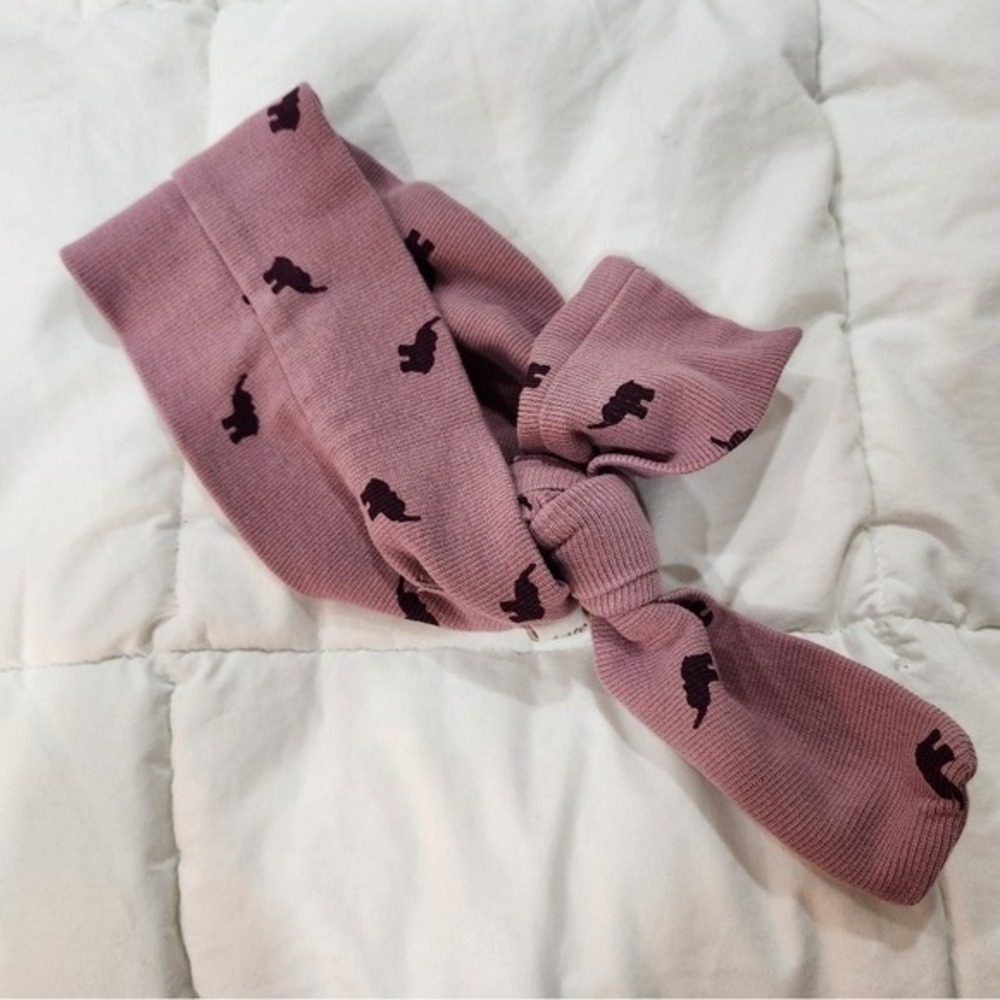 Kate Quinn Elephant Print Headband - Mauve Kids - Picture 2 of 4